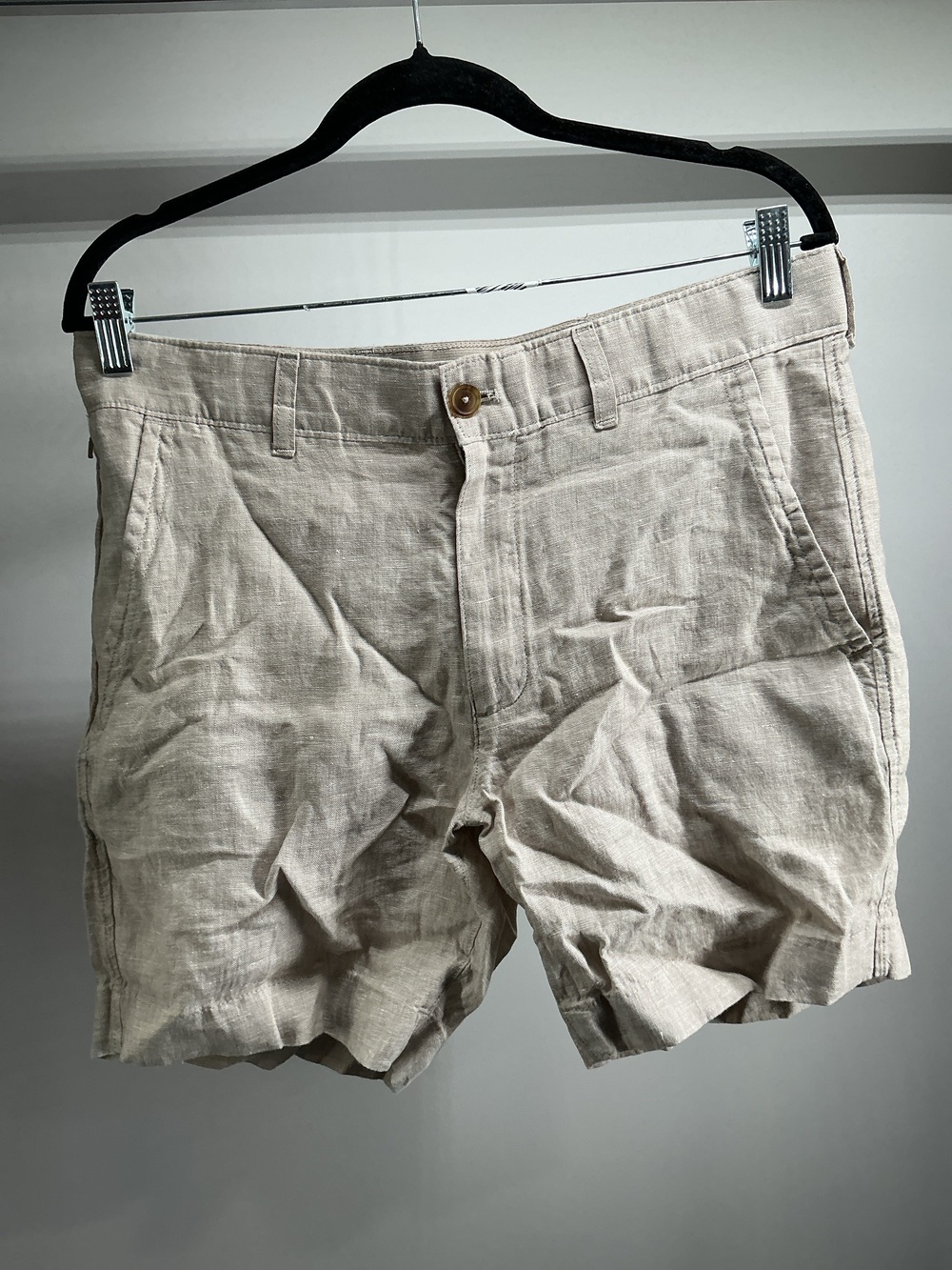 100% European Linen Trouser Shorts
